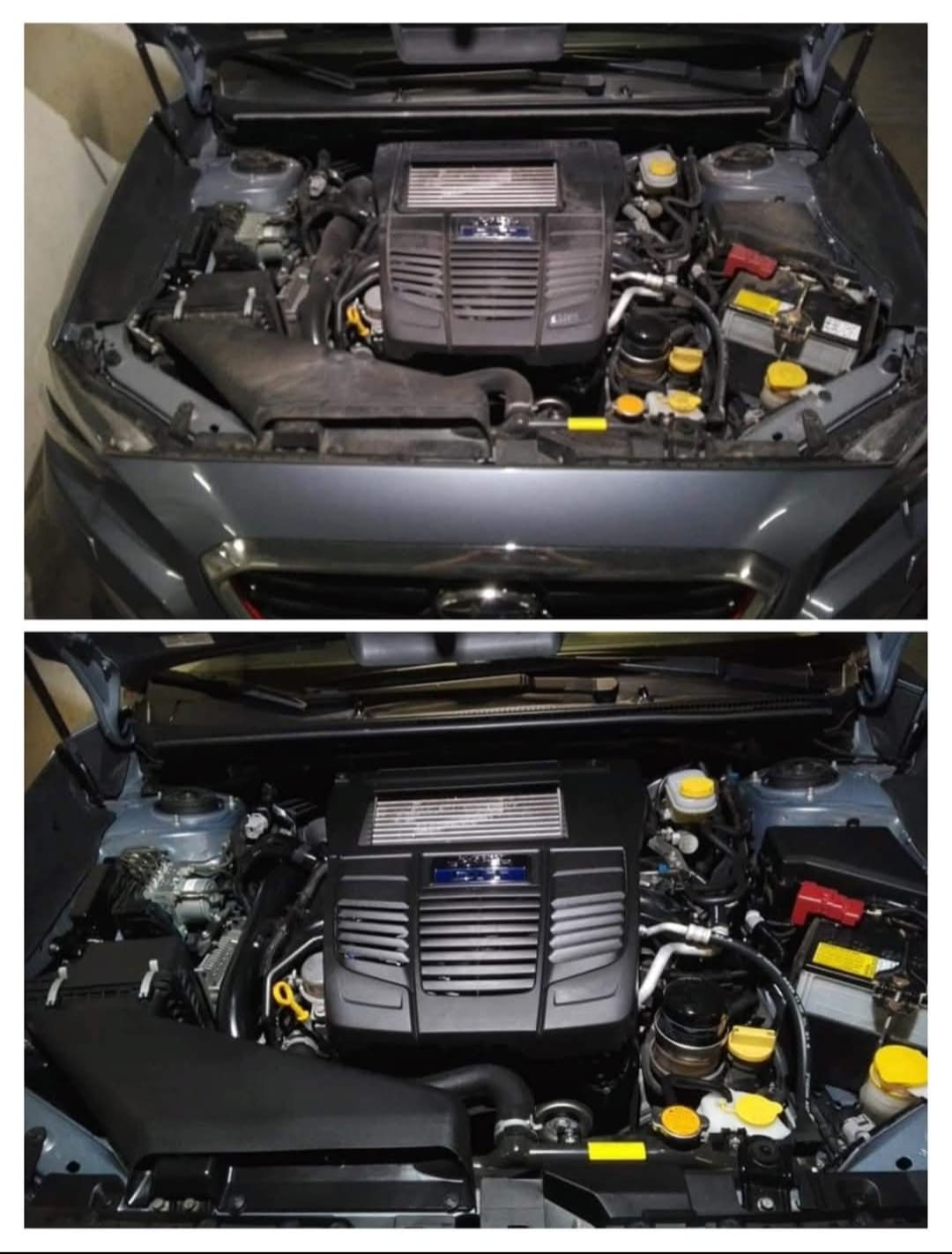 Voor en na — Motor